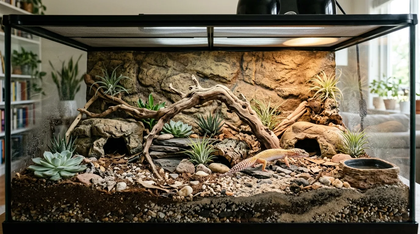 Naturalistic Desert Floor Tank